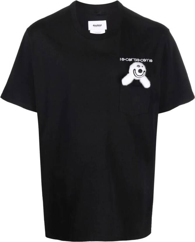 Doublet Katoenen t-shirt Zwart