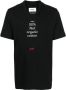 Doublet T-shirt met logoprint Zwart - Thumbnail 1
