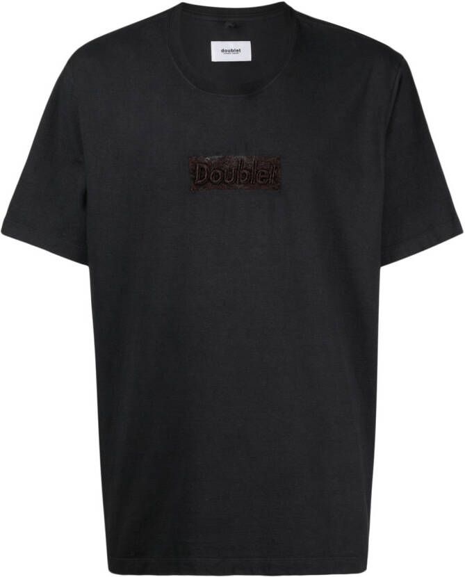 Doublet T-shirt met logopatch Grijs