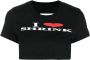 Doublet T-shirt met tekst Zwart - Thumbnail 1