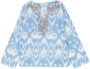 Douuod Kids Blouse met borduurwerk Blauw - Thumbnail 1