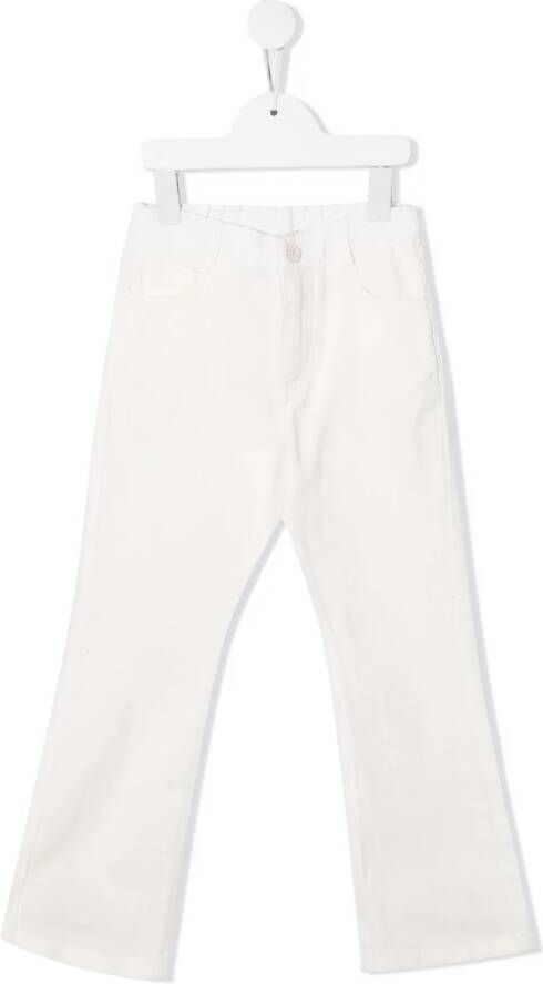 Douuod Kids Flared jeans Wit