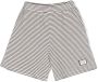 Douuod Kids Gestreepte shorts Beige - Thumbnail 1