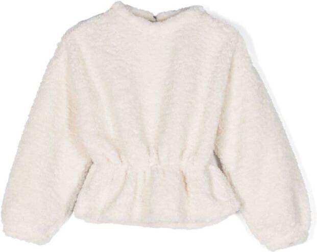 Douuod Kids Sweater met logoprint Beige