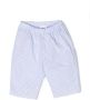 Douuod Kids Shorts met krijtstreep Wit - Thumbnail 1