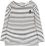 Douuod Kids Gestreept T-shirt Wit - Thumbnail 1
