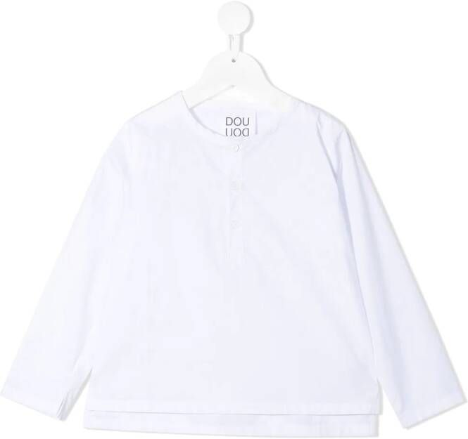 Douuod Kids Sweater met ronde hals Wit