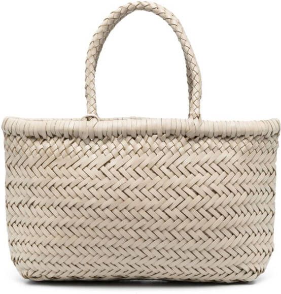 DRAGON DIFFUSION Flat Gora kleine shopper Beige