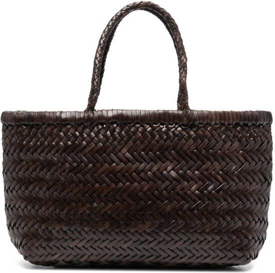 DRAGON DIFFUSION Geweven shopper Bruin