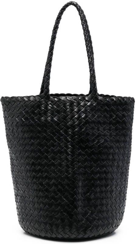 DRAGON DIFFUSION Jacky geweven shopper Zwart