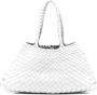 DRAGON DIFFUSION Santa Croce leren shopper Wit - Thumbnail 1