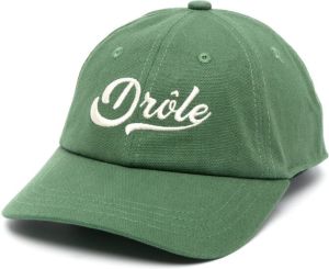 Drôle De Monsieur embroidered-logo baseball cap Groen