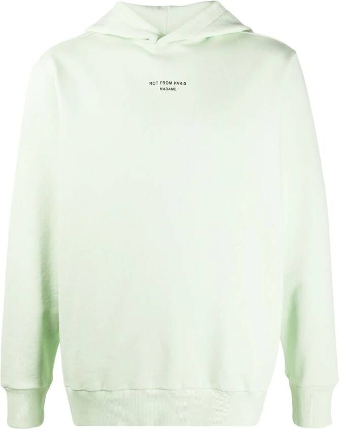 Drôle De Monsieur Klassieke hoodie Groen
