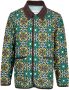 Drôle De Monsieur Shirtjack met geometrische print Groen - Thumbnail 1