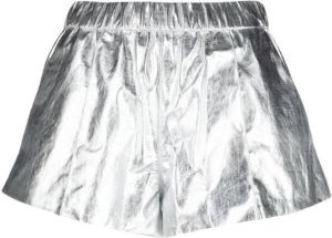 Drome Shorts met elastische taille Zilver
