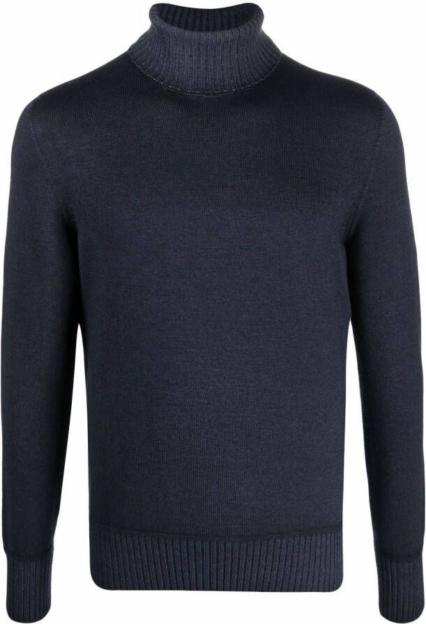 Drumohr Coltrui van merinowol Blauw