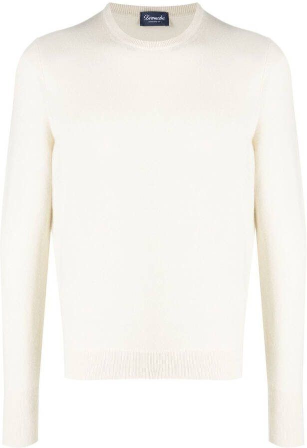 Drumohr Trui met ronde hals Beige