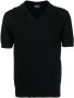 Drumohr Jersey poloshirt Zwart - Thumbnail 1