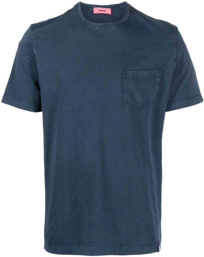 Drumohr Katoenen T-shirt Blauw