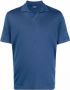 Drumohr Poloshirt met V-hals Blauw - Thumbnail 1