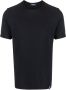 Drumohr T-shirt met logopatch Zwart - Thumbnail 1