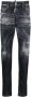 DSQUARED2 1964 distressed slim-cut jeans Zwart - Thumbnail 1