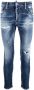 Dsquared2 1964 ripped skinny jeans Blauw - Thumbnail 1