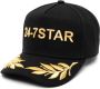 DSQUARED2 24-7 Star katoenen pet Zwart - Thumbnail 1