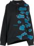 DSQUARED2 Asymmetrische hoodie Zwart - Thumbnail 1