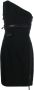 Dsquared2 Asymmetrische mini-jurk Zwart - Thumbnail 1