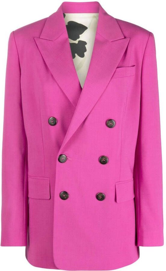 DSQUARED2 Blazer met dubbele rij knopen Roze