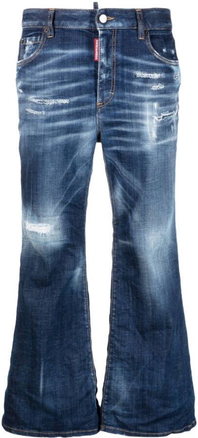 Dsquared2 Jeans met gebleekt-effect Blauw