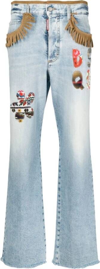 DSQUARED2 Bootcut jeans Blauw