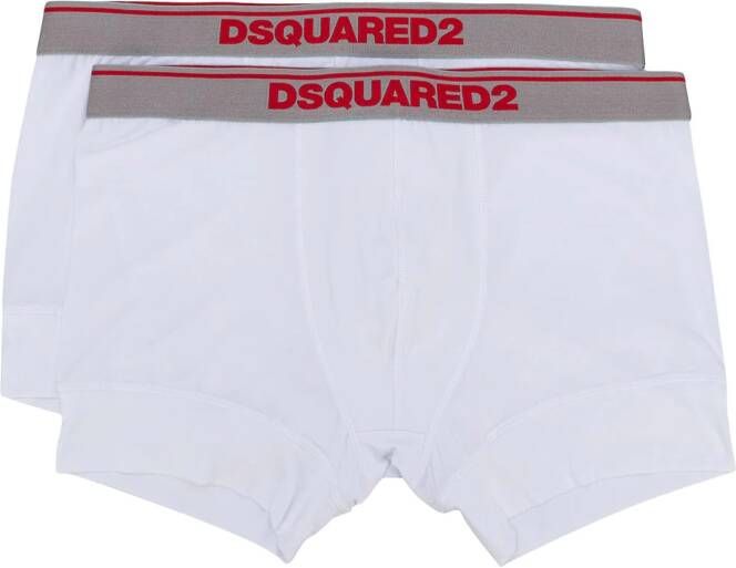 Dsquared2 boxer shorts met logo Wit