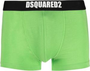 Dsquared2 Boxershorts met logoband Groen