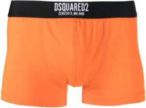 Dsquared2 Boxershorts met logoband Oranje