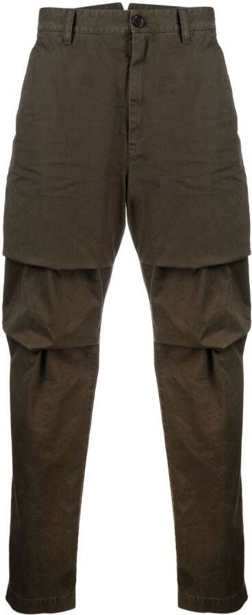 Dsquared2 Broek met toelopende pijpen Groen