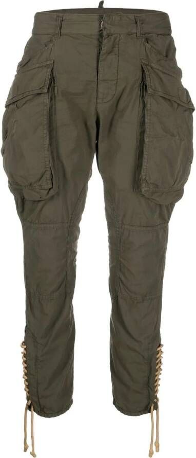 Dsquared2 Broek met veters Groen