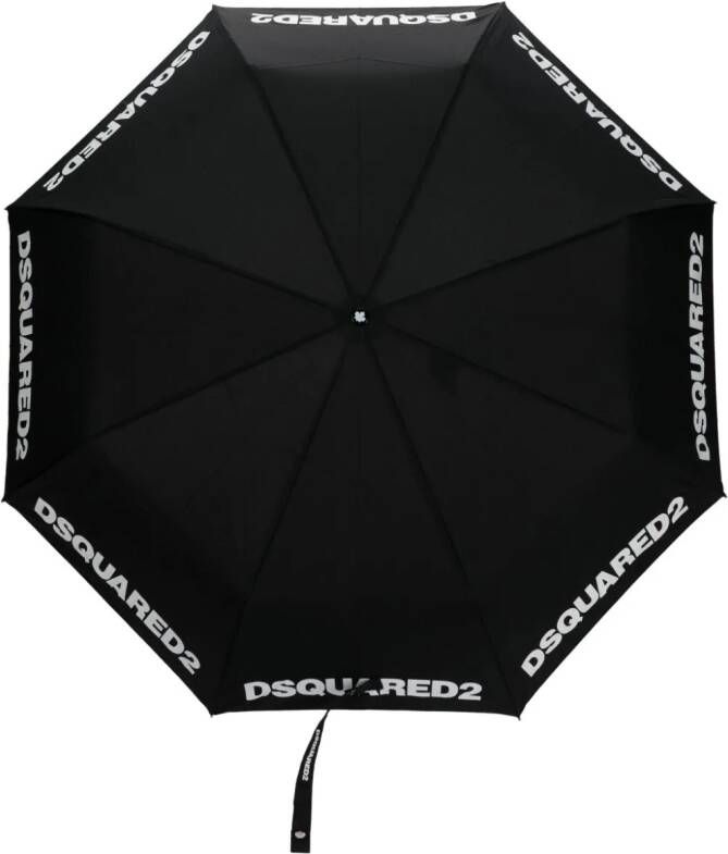 Dsquared2 Compacte paraplu Zwart