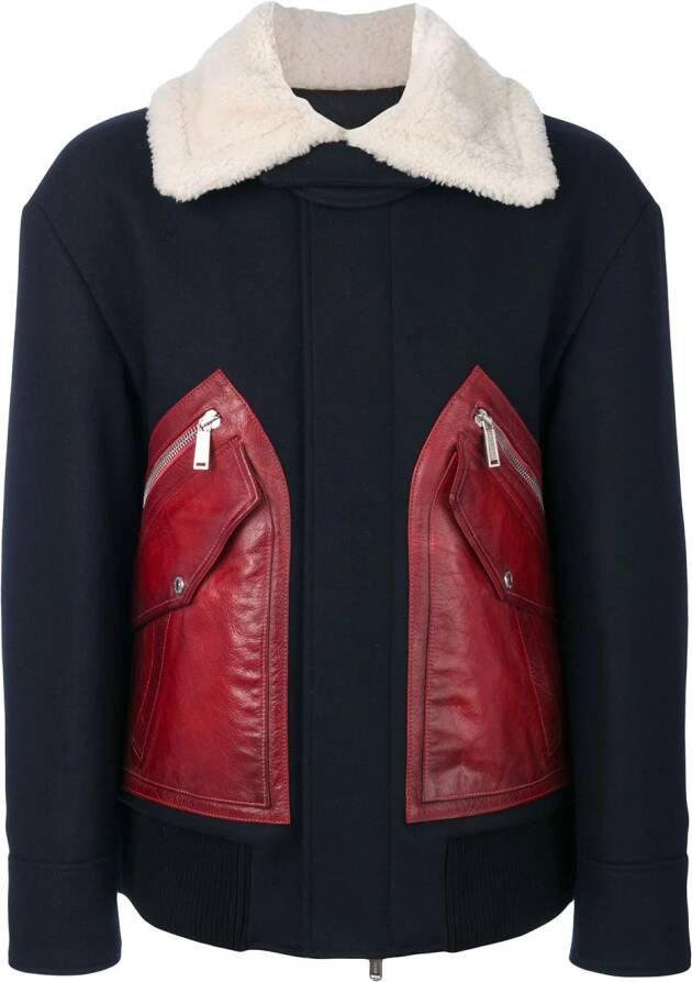 Dsquared2 contrast coat Blauw