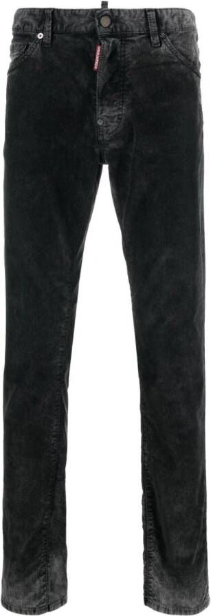 DSQUARED2 Cool Guy ribfluwelen broek Zwart