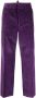 Dsquared2 corduroy straight-leg trousers Paars - Thumbnail 1
