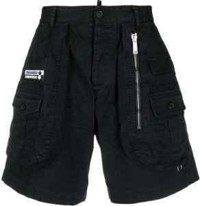 Dsquared2 cotton cargo-shorts Zwart