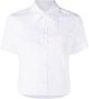 DSQUARED2 Cropped blouse Wit - Thumbnail 1