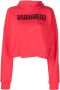 Dsquared2 Cropped hoodie Rood - Thumbnail 1
