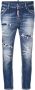 DSQUARED2 Cropped jeans Blauw - Thumbnail 1