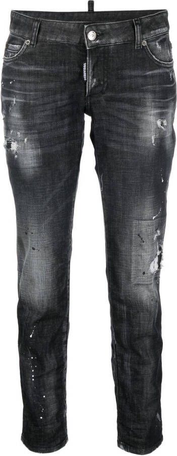 DSQUARED2 Cropped jeans Grijs