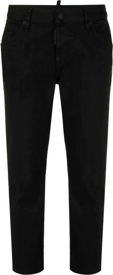 DSQUARED2 Cropped jeans Zwart