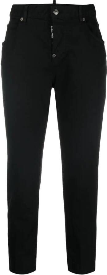 DSQUARED2 Cropped jeans Zwart