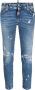 Dsquared2 cropped skinny jeans Blauw - Thumbnail 1